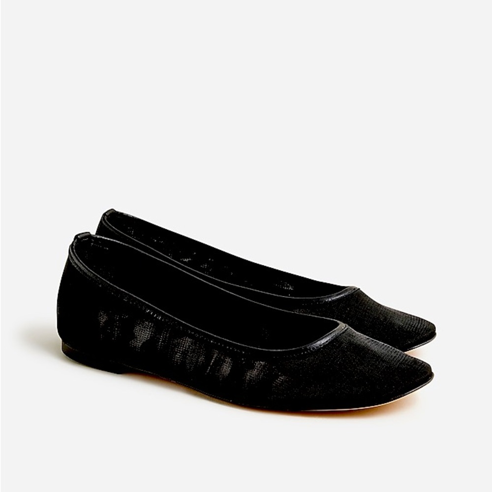 New JCrew mesh ballet flats